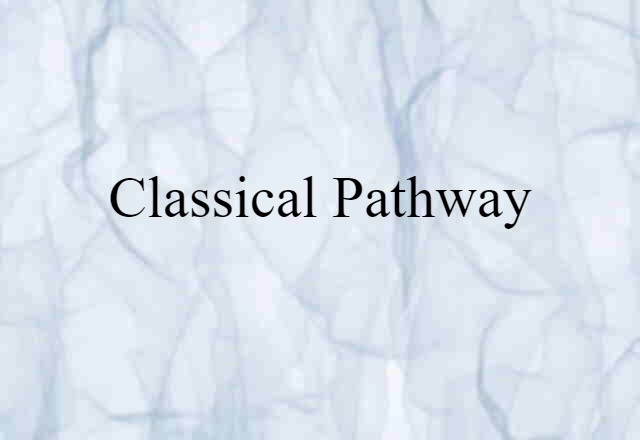 classical pathway