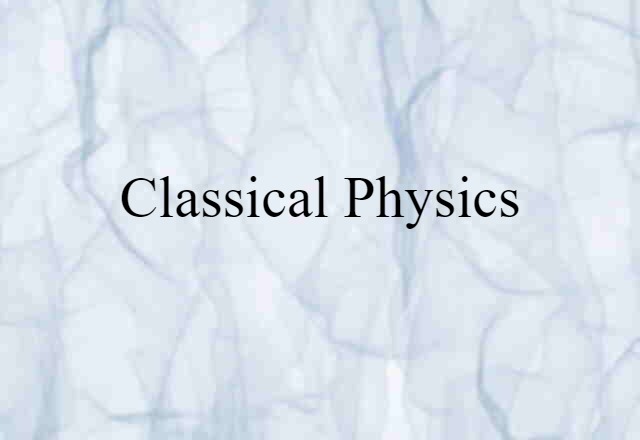 classical physics