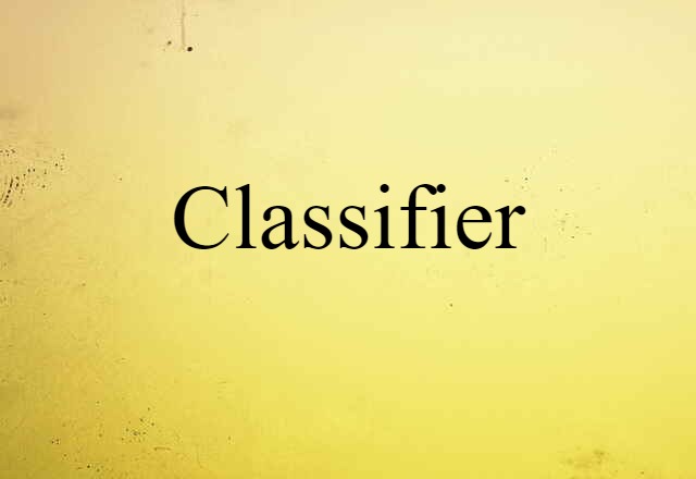 classifier