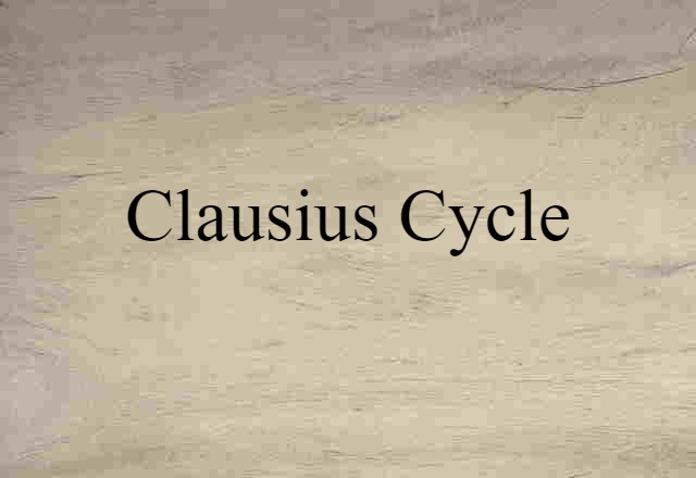 Clausius cycle