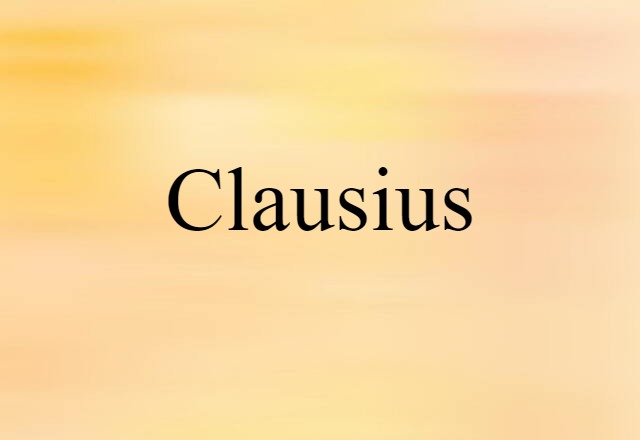 Clausius