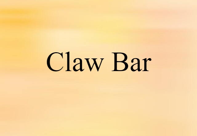 claw bar