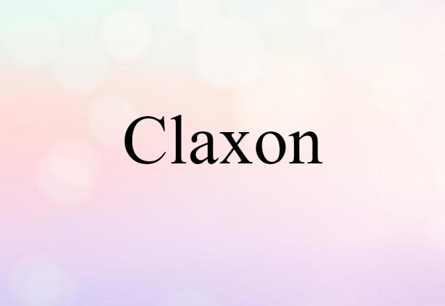 claxon