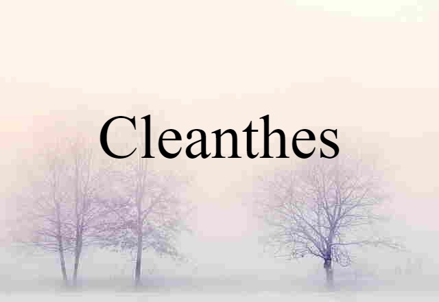 Cleanthes