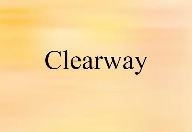 clearway