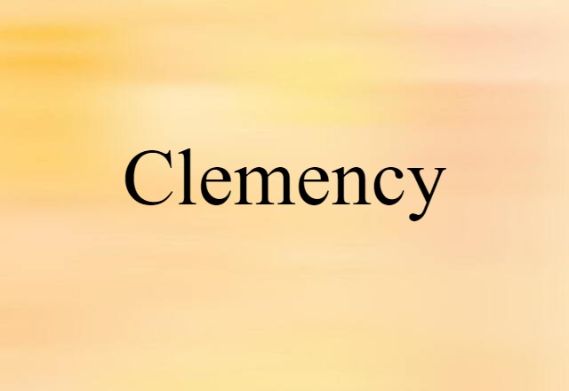 clemency