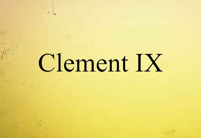 Clement IX