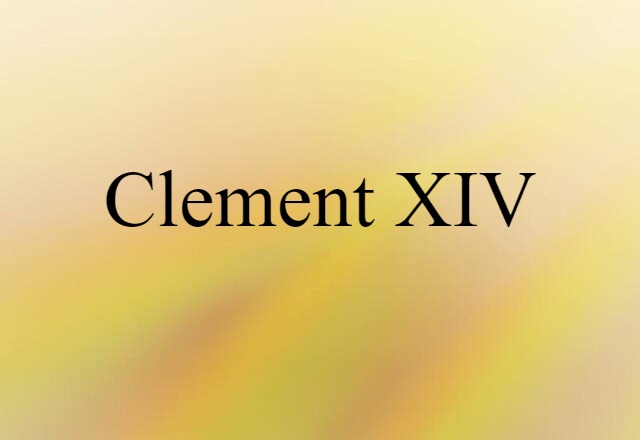 Clement XIV