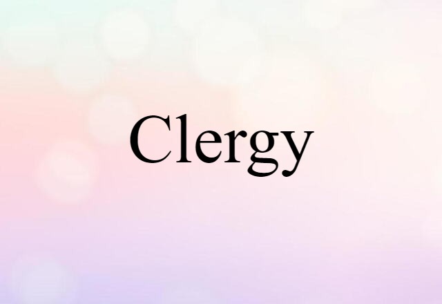 clergy