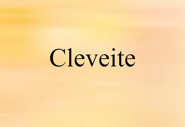 cleveite