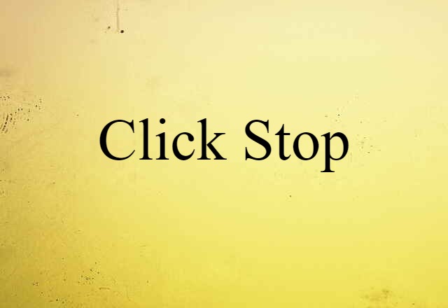 click stop