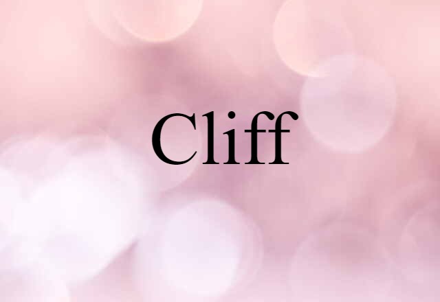 cliff