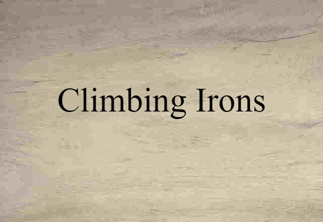 climbing irons