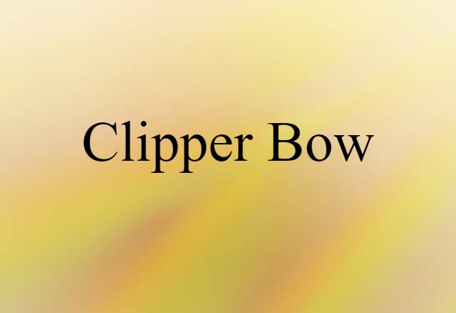 clipper bow