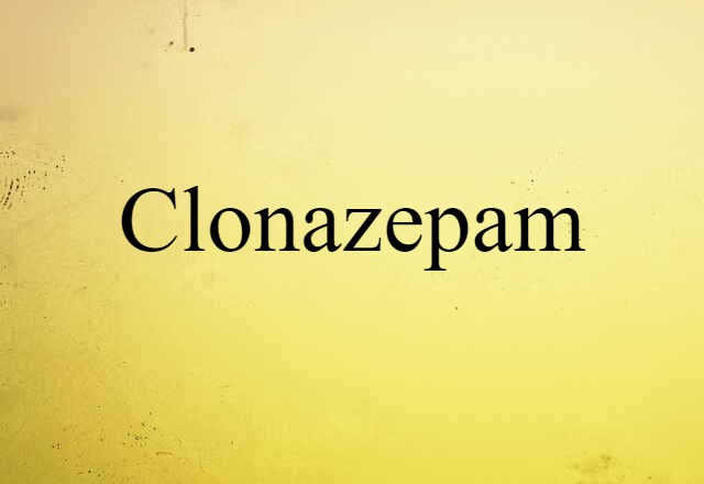 clonazepam