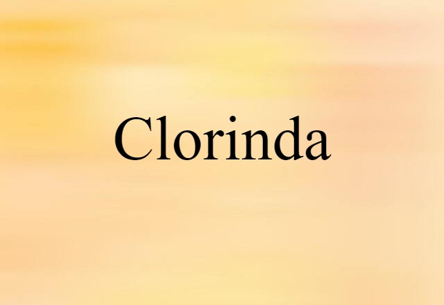 Clorinda