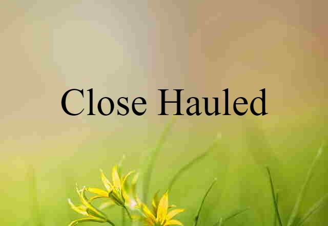 close-hauled