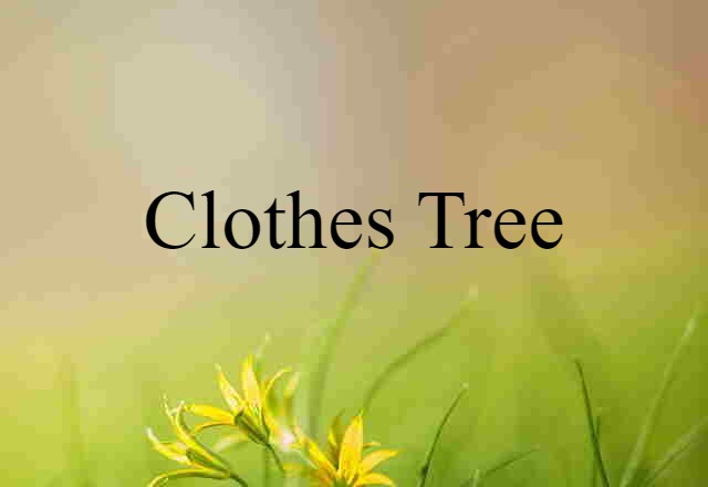 clothes tree