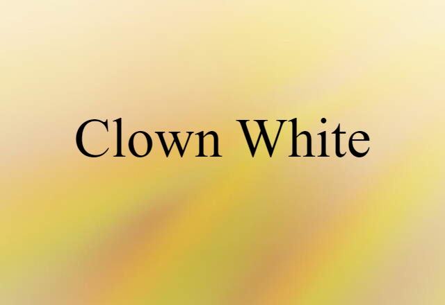 clown white