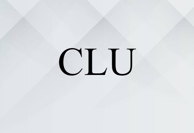 CLU