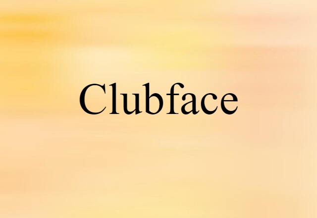 clubface