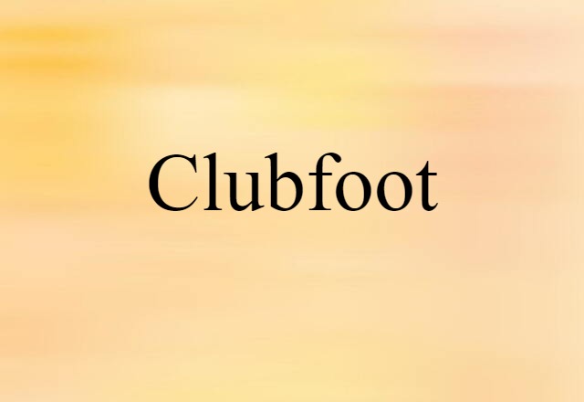 clubfoot