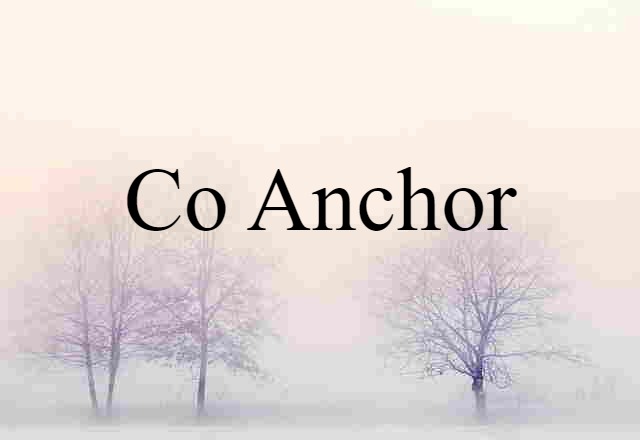 co-anchor