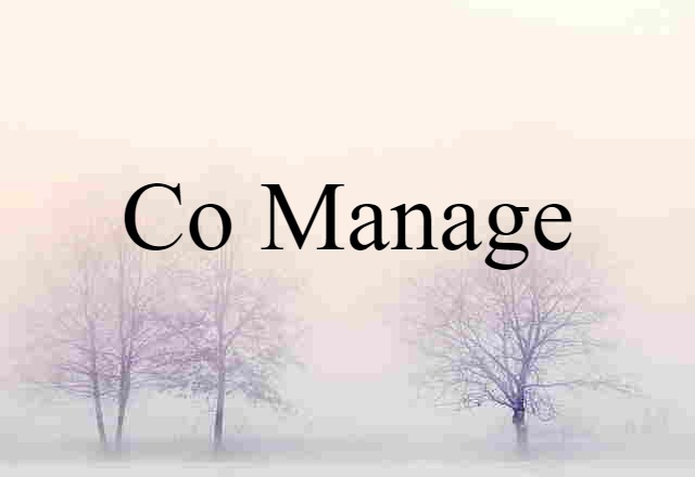 co-manage