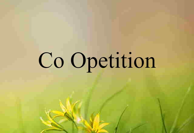 co-opetition