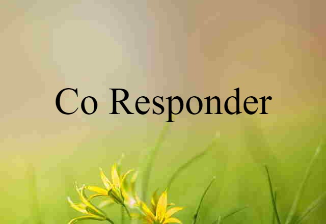 co-responder