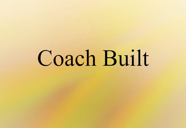 coach-built