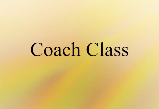 coach class