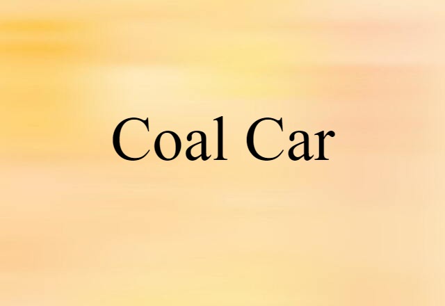 coal car