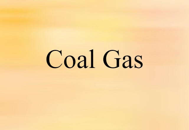 coal gas