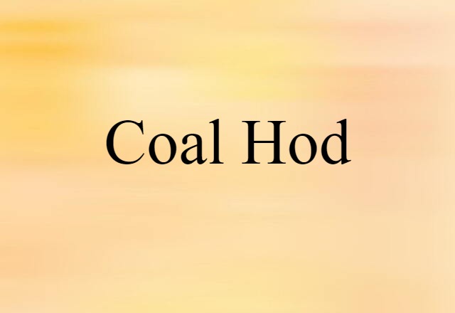 coal hod