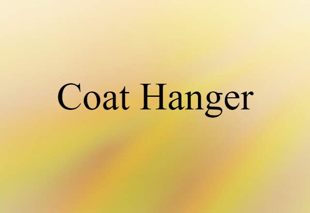 coat hanger