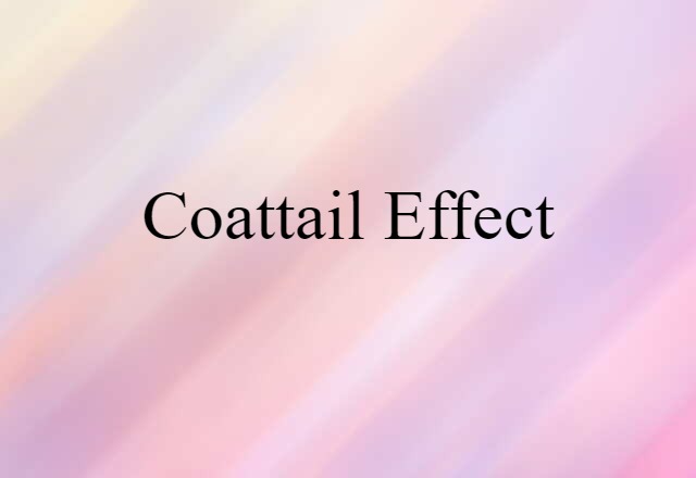 coattail effect