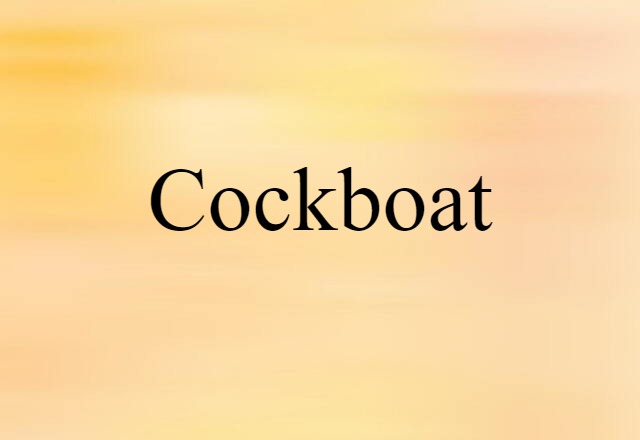 cockboat