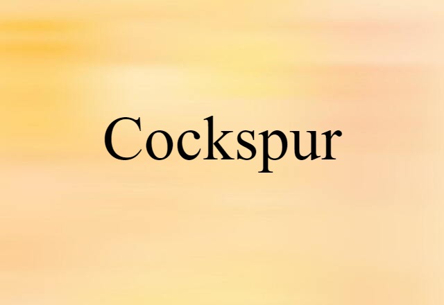 cockspur