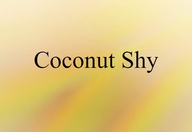 coconut shy