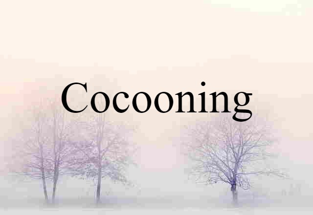 Cocooning (noun) Definition, Meaning & Examples