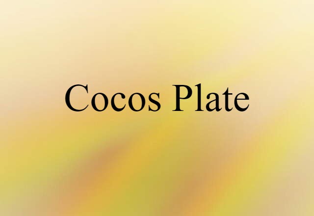 Cocos Plate