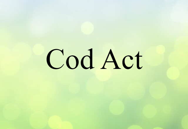 cod act