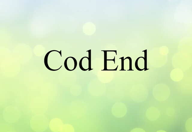 cod end