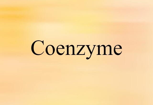 coenzyme