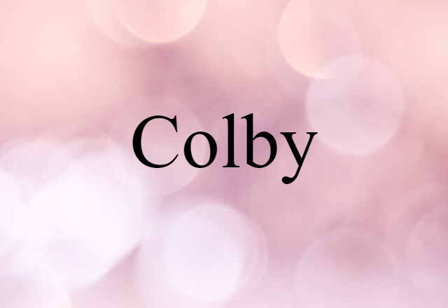 colby