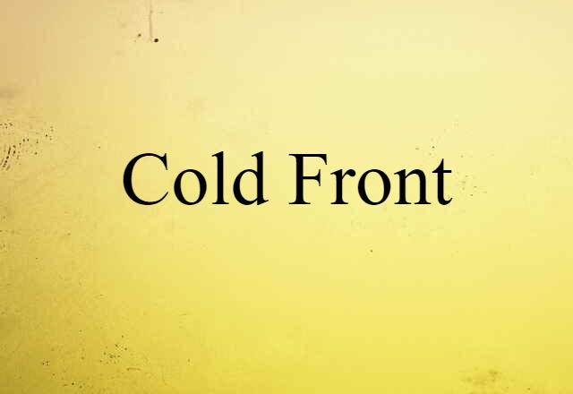 cold front