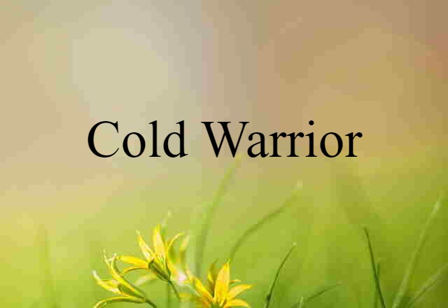 cold warrior