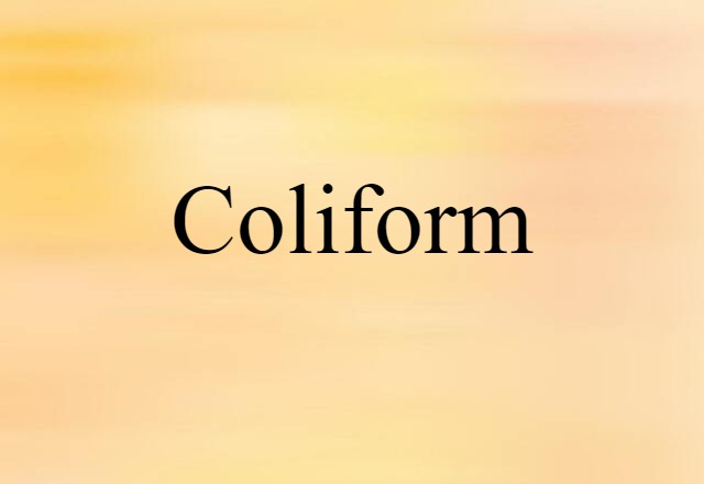 coliform