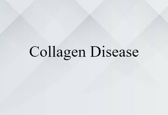 collagen disease